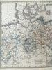 Kingdom of Prussia German Confederation Berlin c. 1844 A. Baedeker scarce map