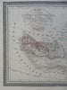 Africa interior Mountains of the Moon Fictional Geography 1834 Vivien large map