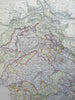 India British Raj Calcutta Bombay Dehli Southeast Asia 1882 two sheet map