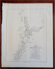 Observatory Inlet British Columbia 1903 Hoen historical map Alaska Tribunal