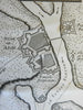 Azov Crimean Peninsula Don River city plan fortifications 1760 Bellin map