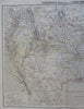 United States Texas Florida California New York 1885 Flemming detailed map