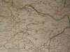 Southern France Lyon Beaujolais Forez 1660's Sanson fine folio antique map