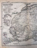 West Africa Guinea Morocco Sahara Desert Benin 1879 Petermann detailed map