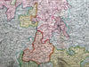 Germany North Maine Hesse Saxony Holstein Berlin 1816 antique Thomson large map