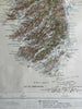 Corsica Western France Nantes La Rochelle Rochefort 1875 Lemercier large map