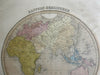 Eastern Hemisphere Africa Europe Asia Oceania 1841 Boynton miniature map