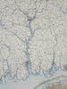 Connecticut state 1927 monumental huge map Geological Survey