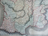 Ancient Gaul Tribal Divisions Paris 1855 Philip Historical map