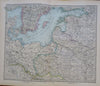 Eastern Europe Scandinavia Russia Poland Ukraine 1889 Petermann HUGE 6 sheet map