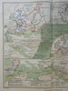 Abassid Caliphate Arabian Peninsula Armenia Persia 1848 Mahlmann historical map