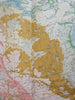 Dominion of Canada huge 2 sheet physical map 1915 scarce detailed