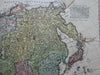 Asia Continent Ottoman Empire Arabia India China c.1750 Homann decorative map