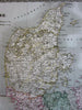 Denmark by itself 1831 by Teesdale Dower lovely antique map