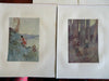 Edmund Dulac c. 1920's lot x 10 scarce color prints sailing ocean & water scenes