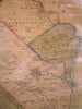 Dover Somersworth Rollinsford New Hampshire Great Falls 1851 Wall Map Rare