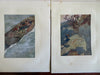 Edmund Dulac c. 1920's lot x 10 scarce color prints sailing ocean & water scenes