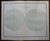 Equal Polarization Atmosphere North & South Hemispheres 1854 Blackwood map