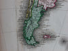 South America rare c.1820-30 Hamilton Lizars huge oversized continent NZ