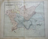Ancient World Germany Saxons Vandals Tribal Divisions 1855 Philip Historical map
