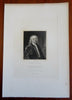 Sir Isaac Newton English Physicist c. 1850's fine India Proof engraved portrait