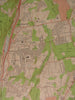 White Plains Westchester County New York 1959 antique color lithograph map