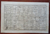 London to St. David's Pembrokeshire Wales 1775 Bowen engraved road map travel