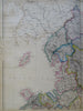 England & Wales London Cardiff York Manchester 1860 Blackie two sheet map