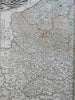 Belgium Austrian Netherlands Catholic Provinces 1740 Homann decorative folio map