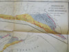 Geological Map of Iowa Minnesota & Wisconsin Coal Field 1851 huge scarce