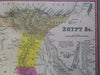 Egypt Nile Delta Cairo Alexandria Nubia Red Sea 1848 Cowperthwait Mitchell map