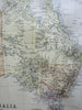 Australia New Zealand Torres Strait New South Wales Oceania 1882 Blackie map