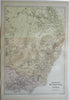 Eastern Australia Queensland New South Wales Victoria 1882 Blackie map