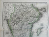 Southern Sweden Scandinavia Gotland Stockholm Malmo 1873 Ravenstein map