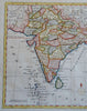 East Indies Mogul India Bengal Siam SE Asia 1788 Bowen hand color engraved map