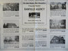 Center Harbor New Hampshire Lakes Region 1953 Real Estate Broadside homes