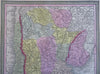 South America Lot x 5 large nice Maps 1850 Cowperthwait Brazil Venezuela Peru