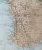 Western Australia (Southern Part) Perth Albany 1893 Stanford map