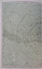 Southern Night Sky Constellations Zodiac 1874 Bruhns detailed star map