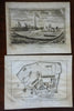 Onrust Island Pulau Kapal Indonesia Thousand Islands 1763 island map & city view