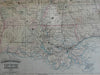 Louisiana Mississippi New Orleans Lake Pontchartrain 1872 Asher & Adams map