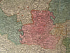 Belgium Netherlands Luxemburg Flanders ca. 1730 Lotter decorative antique map