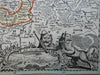 Belgium Austrian Netherlands Catholic Provinces 1740 Homann decorative folio map