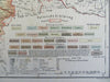 Austrian Empire Hapsburg Lands Istria Steyermark Vienna Salzburg c. 1850's map