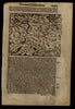 Bavaria & Baden Regions Germany 1598 Munster Cosmography wood cut map