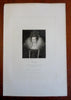 Elizabeth I English Queen c. 1850's fine India Proof engraved portrait
