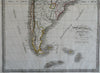 South America Brazil Peru Colombia Venezuela Chile Argentina 1834 Lorrain map