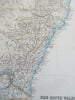 Eastern Australia New South Wales Victoria Melbourne Sydney 1860 Bartholomew map