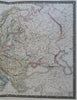 Revolutionary Europe in 1789 Austria France Poland 1826 Brue large detailed map