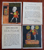 Humpty Dumpty Sea Foam Baking Powder Lot x 4 1877 Gantz Jones advertising prints